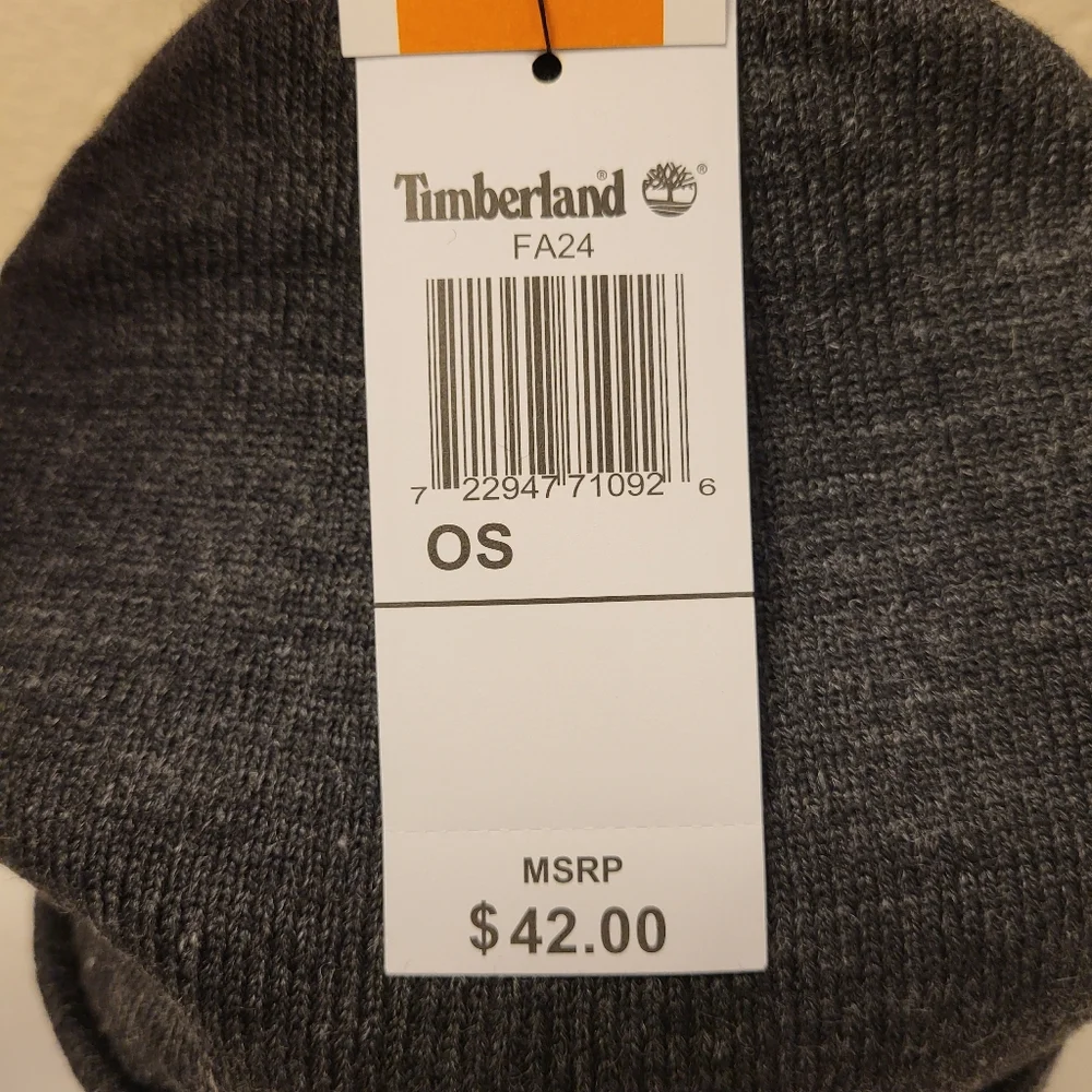 NWT Timberland Gray Knit Beanie
